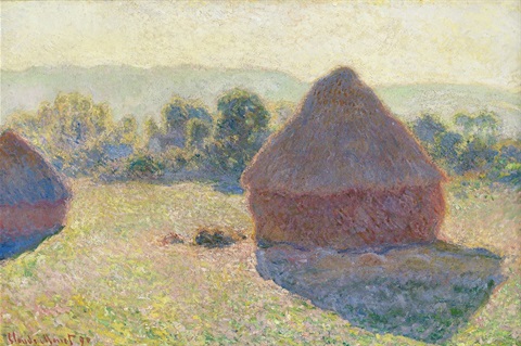 Claude Monet, Meules, milieu du jour [Haystacks, midday], 1890.jpg